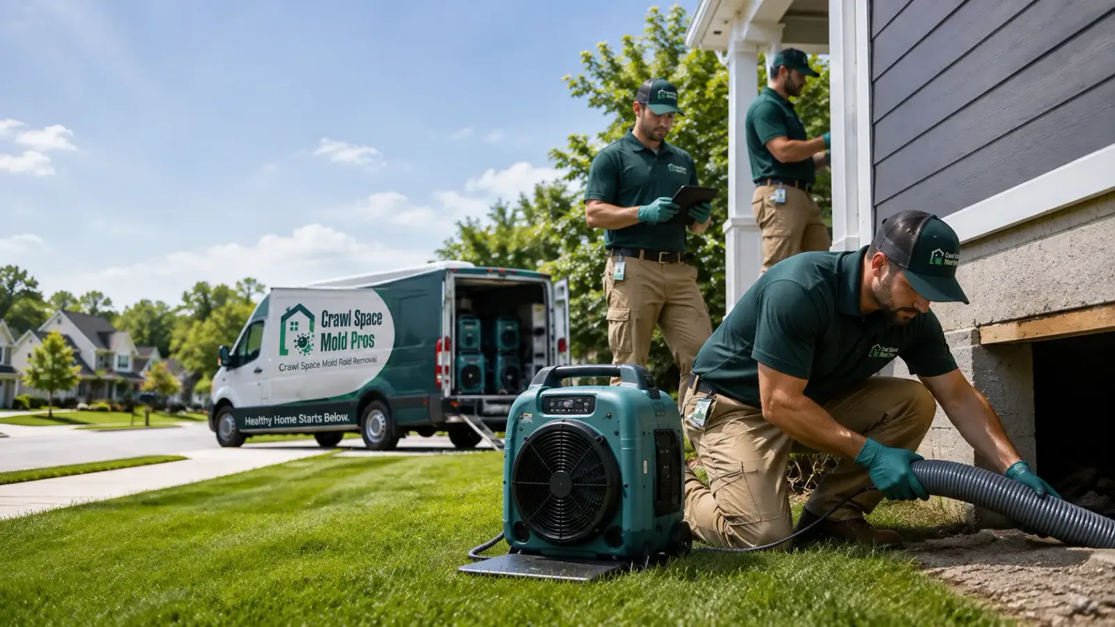 Crawl Space Mold Removal in Chester, NH